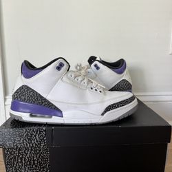 Jordan 3 Dark Iris Size 12.5