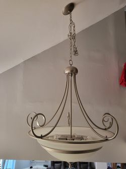 Large Sliver Pendant Ceiling Chandelier