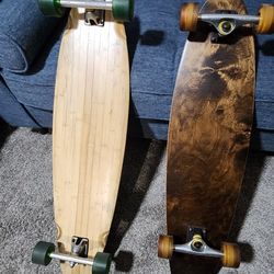 Two Longboard Skateboard Longboards Skateboards Vw Volkswagen Bus Beetle Bug Ghia Vanagon Westfalia 