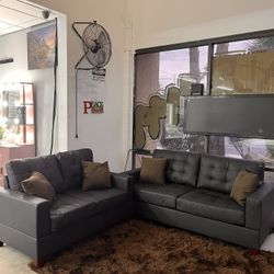 SALE! 2 Pcs Sofa Set Display* Final Sale 