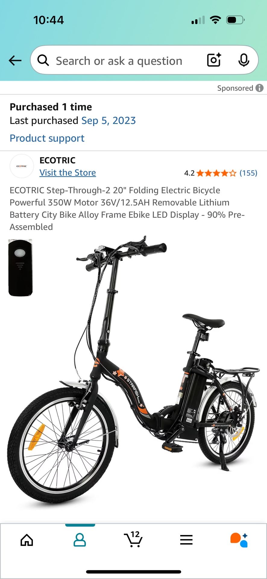 Folding Electric Bicycle