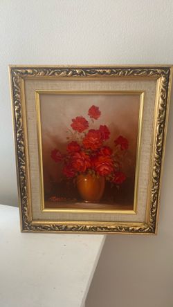 Robert Cox original floral still life