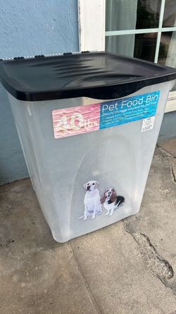 40 lb dog food bin