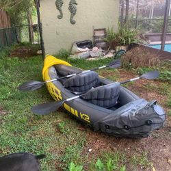 Inflatable kayak 2 person boat Brand new