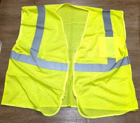 Reflective Neon Yellow Safety Vest