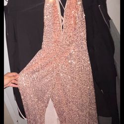 Rose Gold Prom Dress