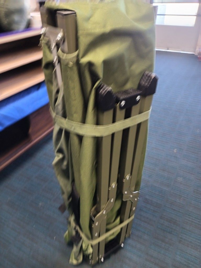 Foldable Bed For Camping With Two Sleeping Bags $100