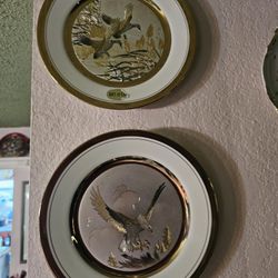 2 Gold Chokin Plates