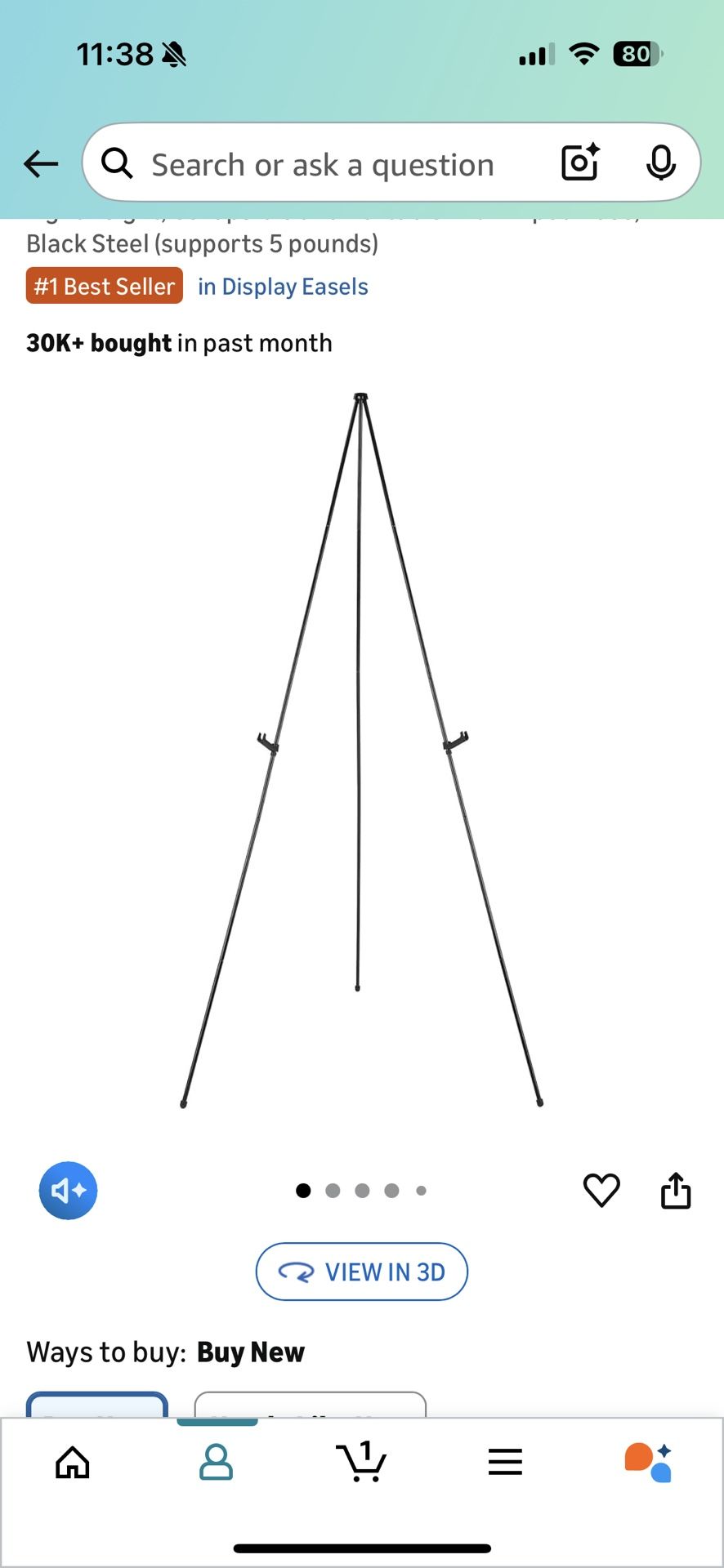 2 Sign Display Stands