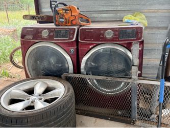 Washer and dryer