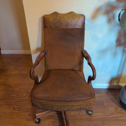 Custom Brindle Hair on Hide Office Chair