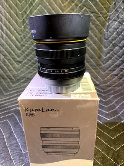 Kamlan 50mm F1.1 M43 Lens