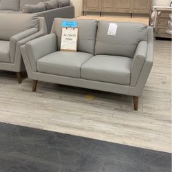 Genuine Leather NOLA Loveseat 