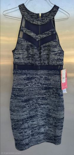 Guess Bandage Mini Dress with Mesh Detail