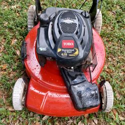 Lawn Mower Toro Recycler Ready Start Very Good Conditions Front Wheel Drive Self Propelled Ready For Work 