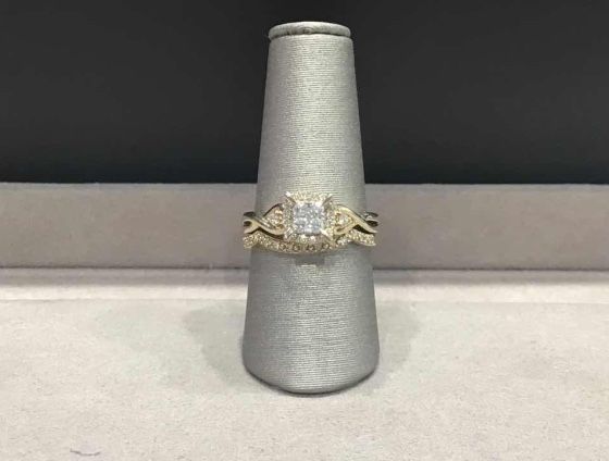 Antique Engagement Ring And Wedding Band