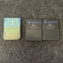 PlayStation & PS2 Memory Cards