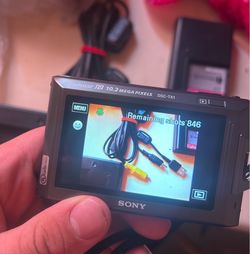 Retro Sony Cyber-shot DSC-TX1 Touchscreen Digicam Bundle – Tested & Working Y2K