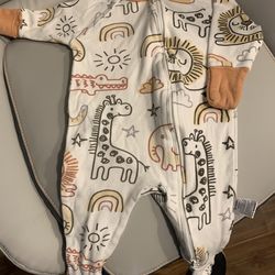 Safari baby sleeper pajamas