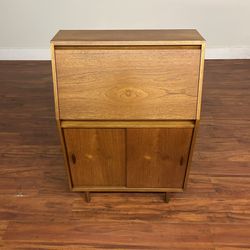 Vintage Mid-Century Teak Secretary Desk - Many More Items In Stock!