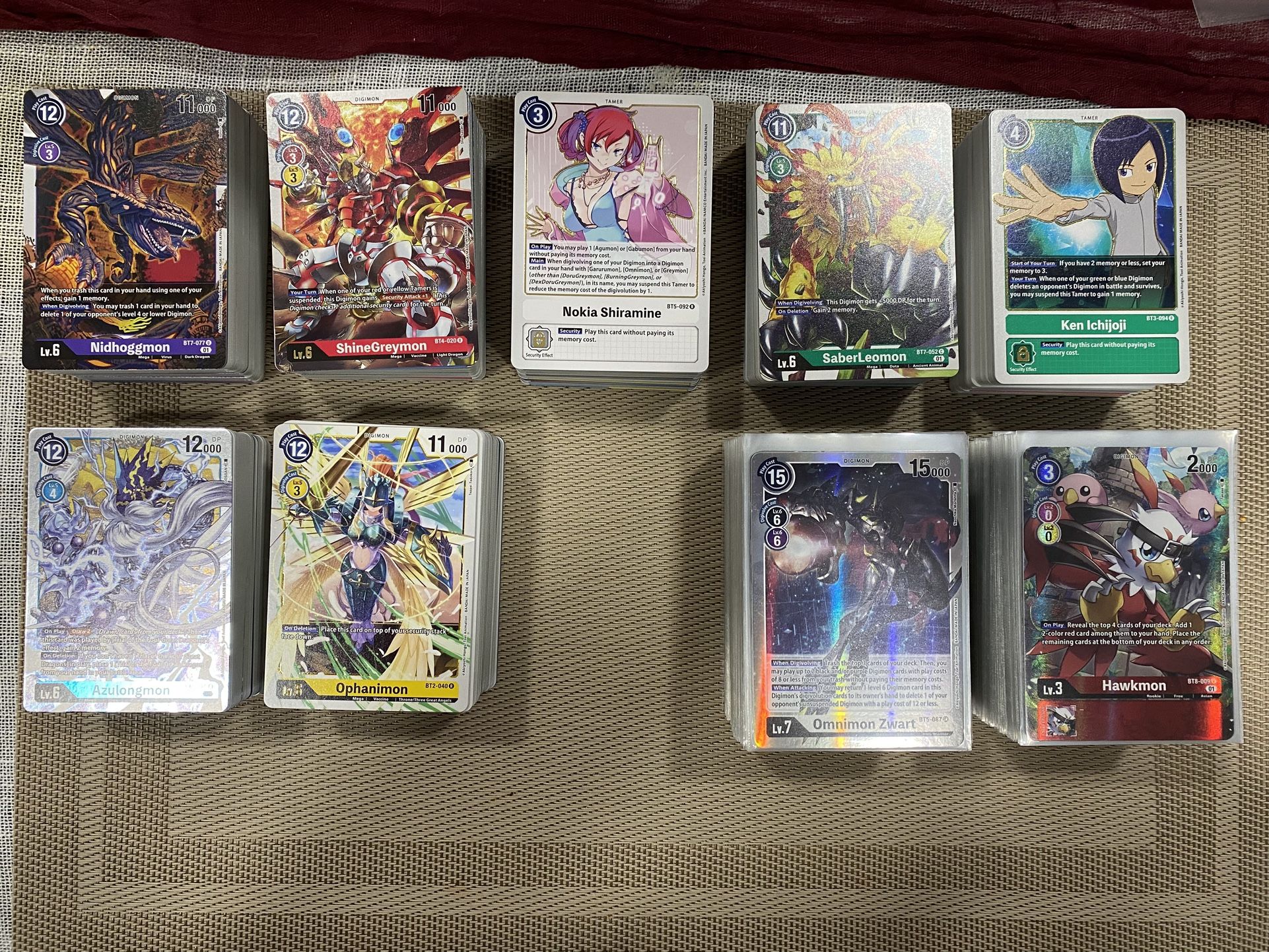 Digimon Cards Bundle 900+ Cards