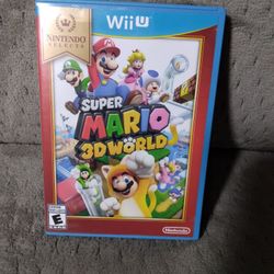 Super Mario 3d World Wii U Game In Original Case! 