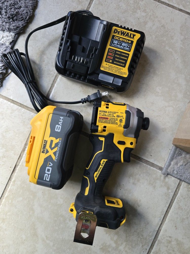 Dewalt Impact Drill Driver With Battery