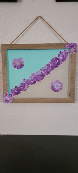 Framed Handmade Abstract Painting 