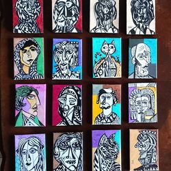 Original paintings by Oscar Penalber $60 each