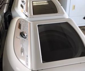 Glass top washer deals