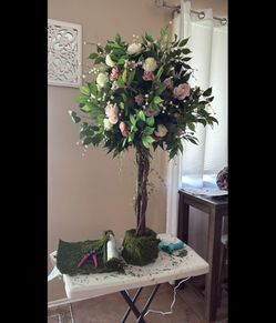 Floral Topiary Tree