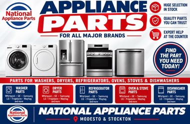 Appliance Parts – Washer Dryer Refrigerator Stove Dishwasher Parts