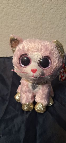 "Fiona" the Pink Cat TY Beanie Boo's