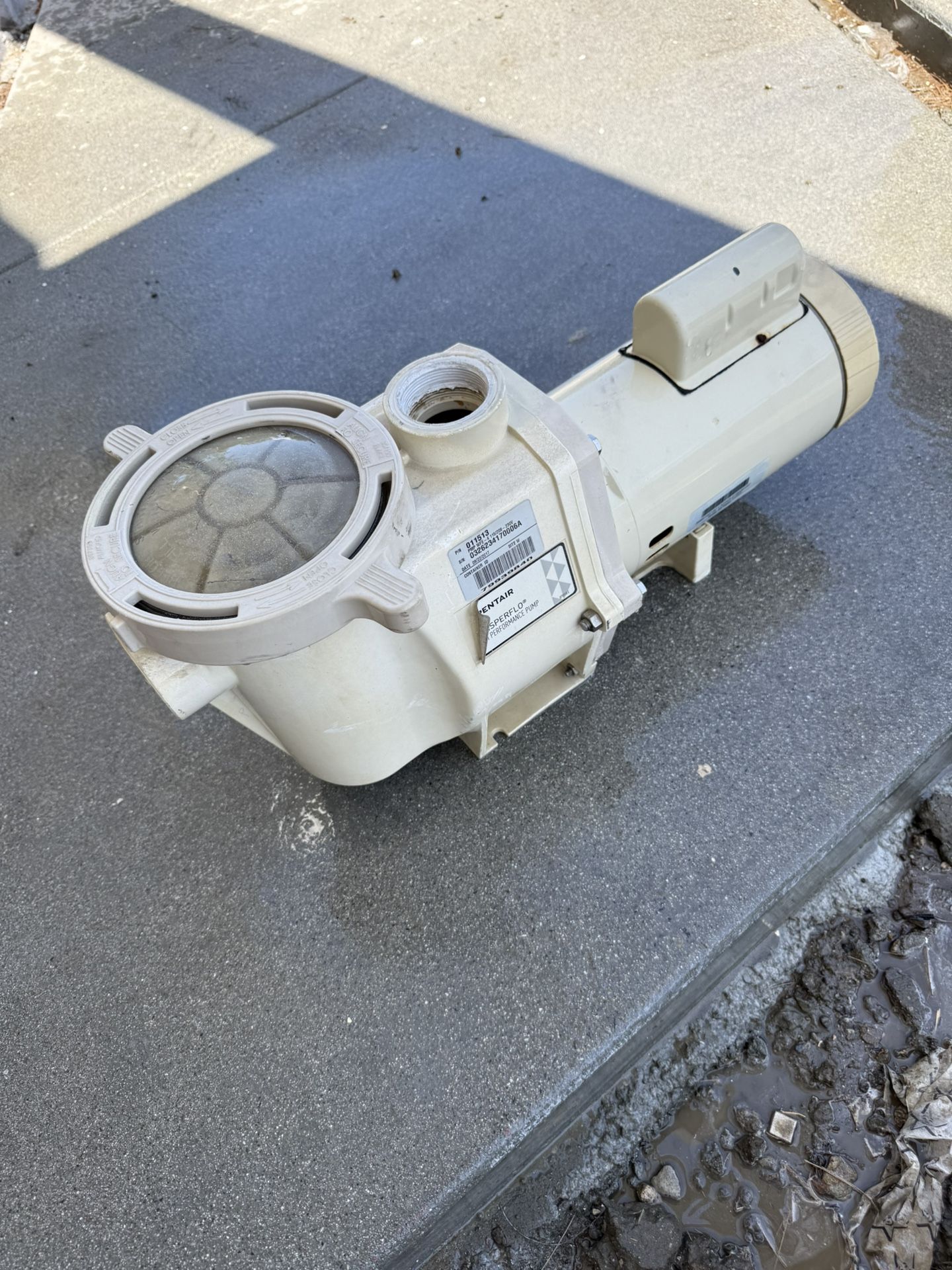 🏊 Pool-Spa Pentair Whisperflo 1.5hp