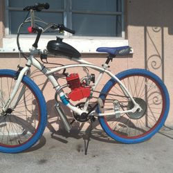 Brand New Engine, Tires And Tubes On A Used Frame.