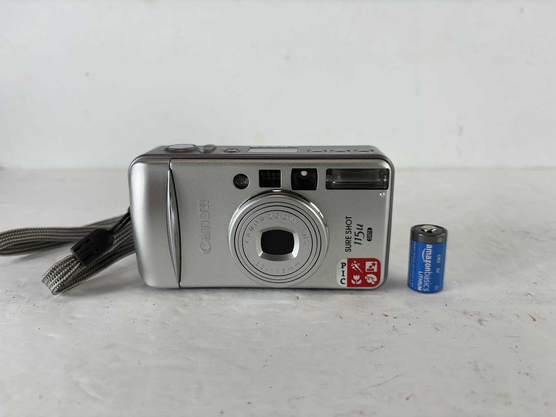 Canon Sure Shot 115u Date 35mm Point & Shoot Film Camera