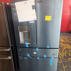 Amazing Cafe 36 Inch Refrigerator Counter Depth 4 Door Stainless Steel 