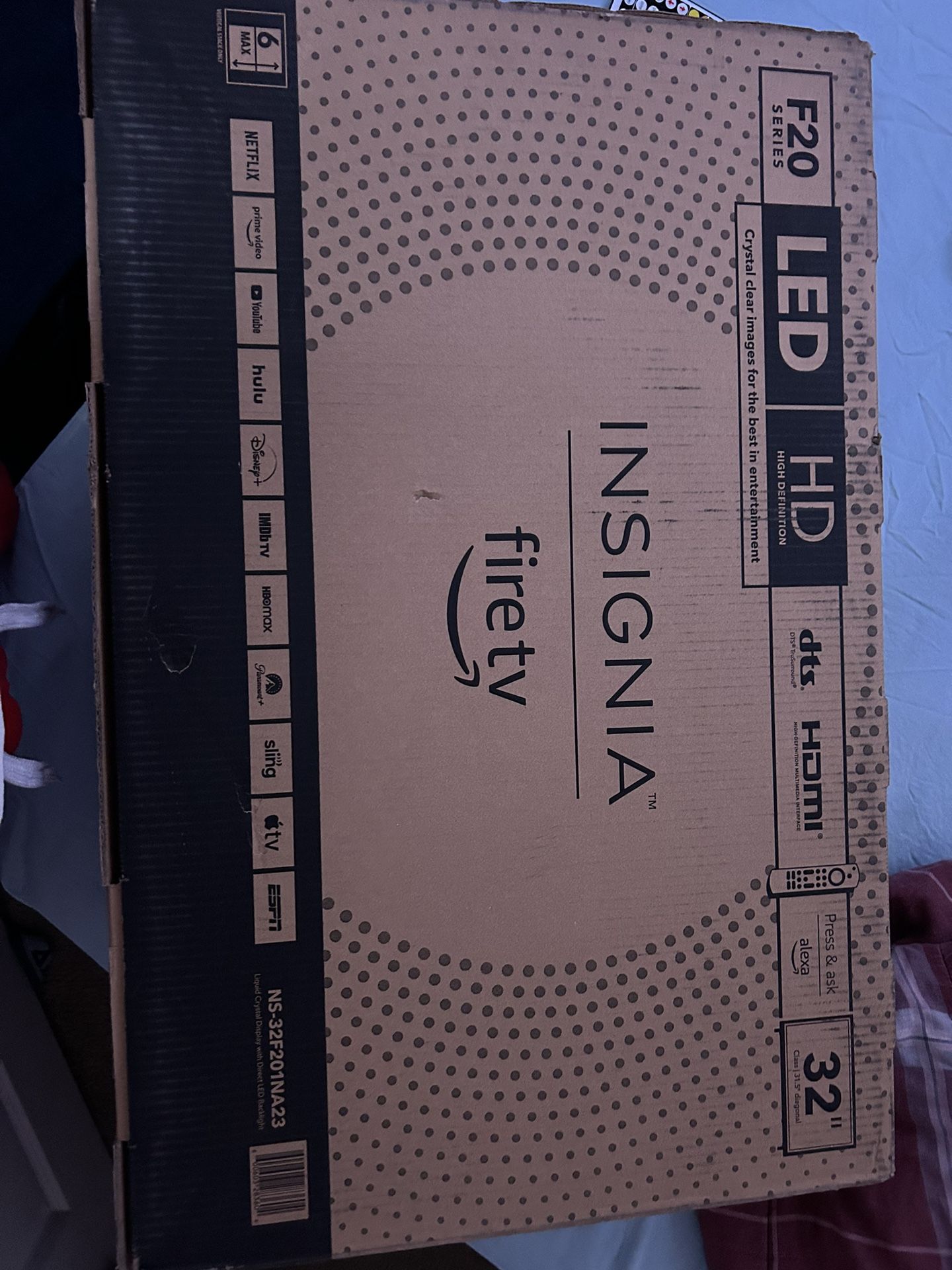 Brand New Insignia 32” Fire Tv