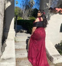 Elegant Apple red dress