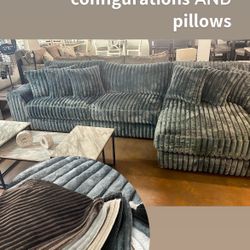 3 Pc Sectional  Oversized 