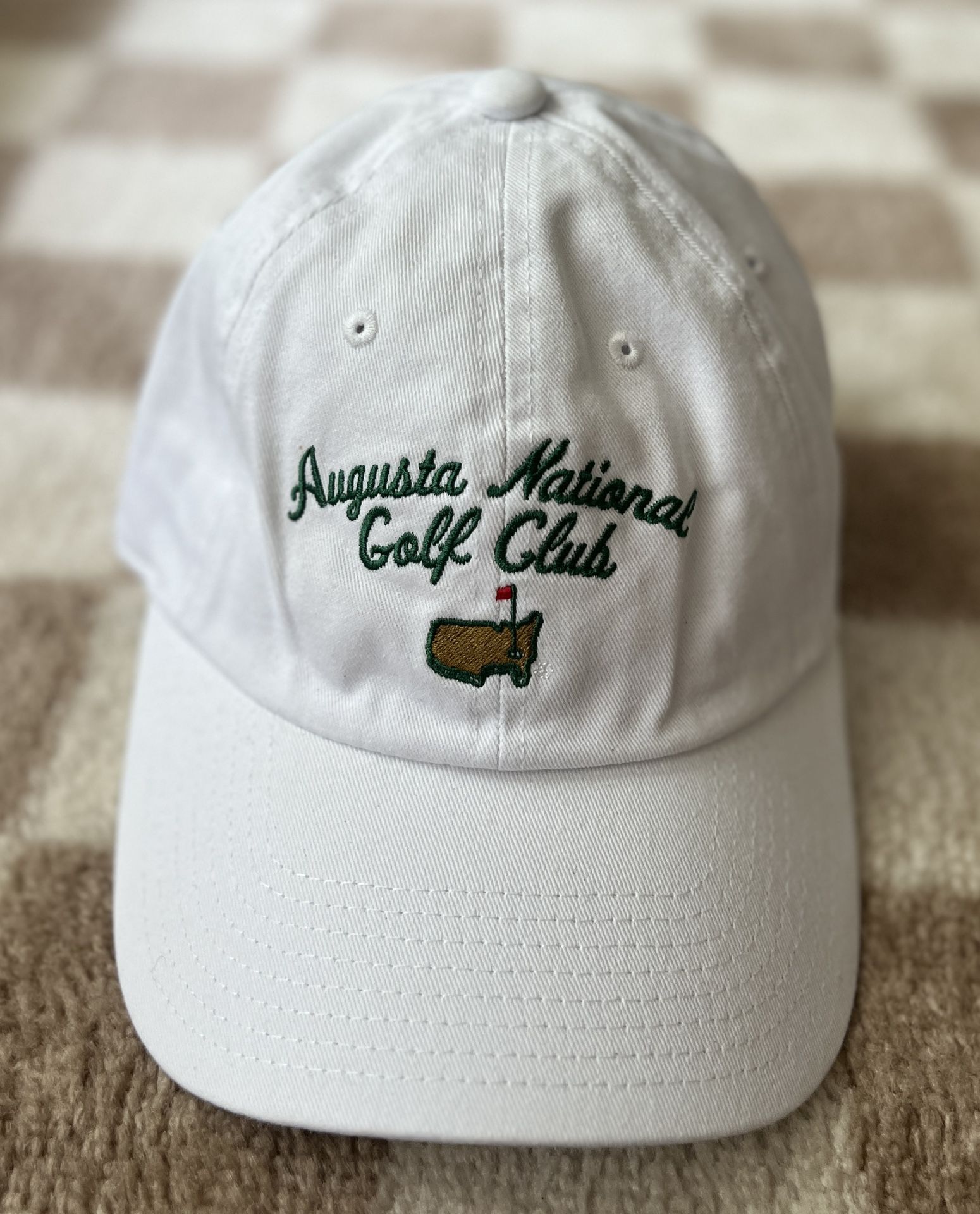 Masters Augusta National Golf Club Adjustable Hat Cap White  