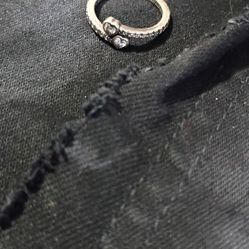 Pandora Double Heart Ring