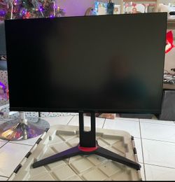 onn. 100027813 24 inch LED Monitor - Black/Red 165hz