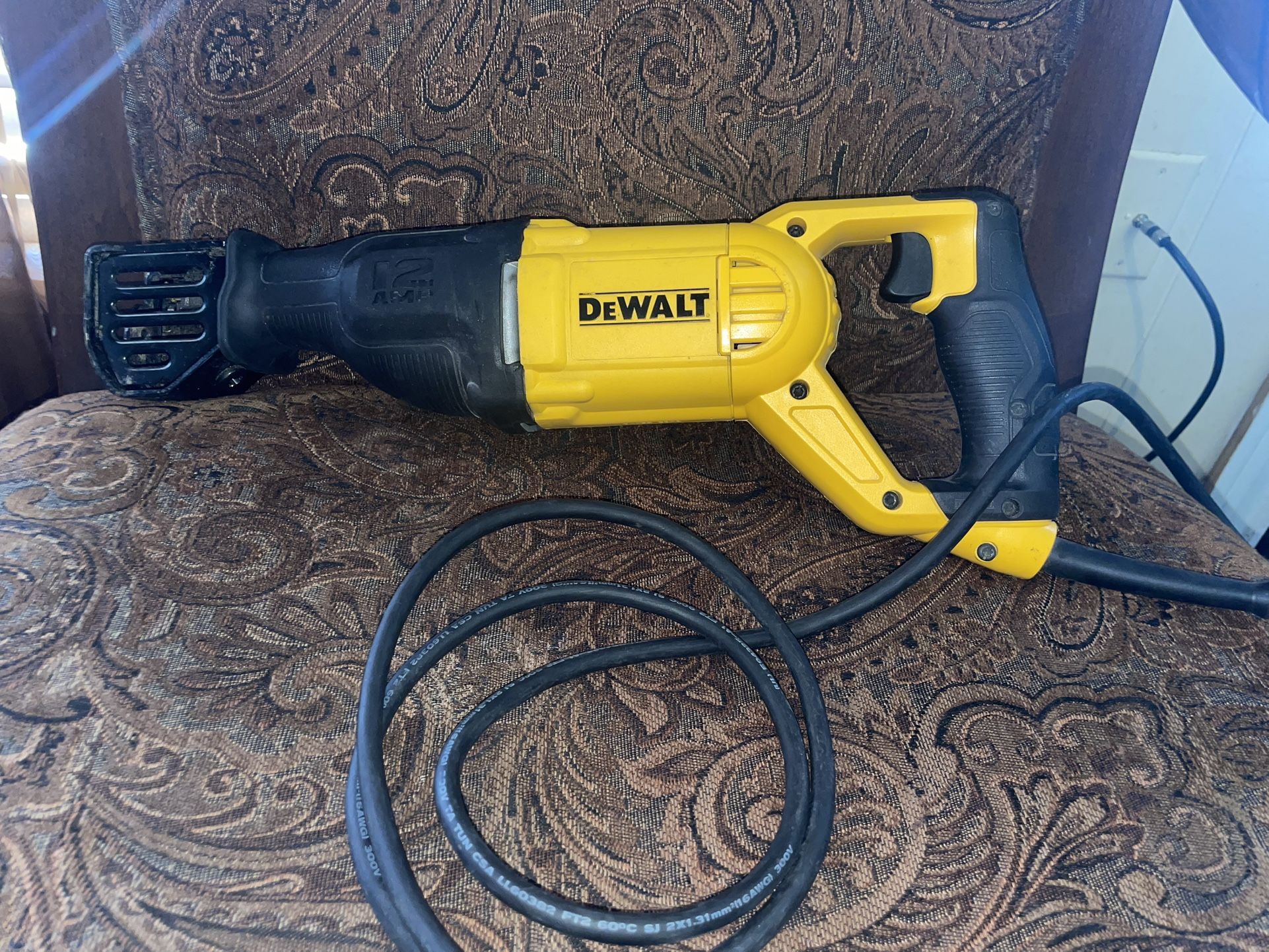 Dewalt Corded Reciprocating Saw 12 Amp
