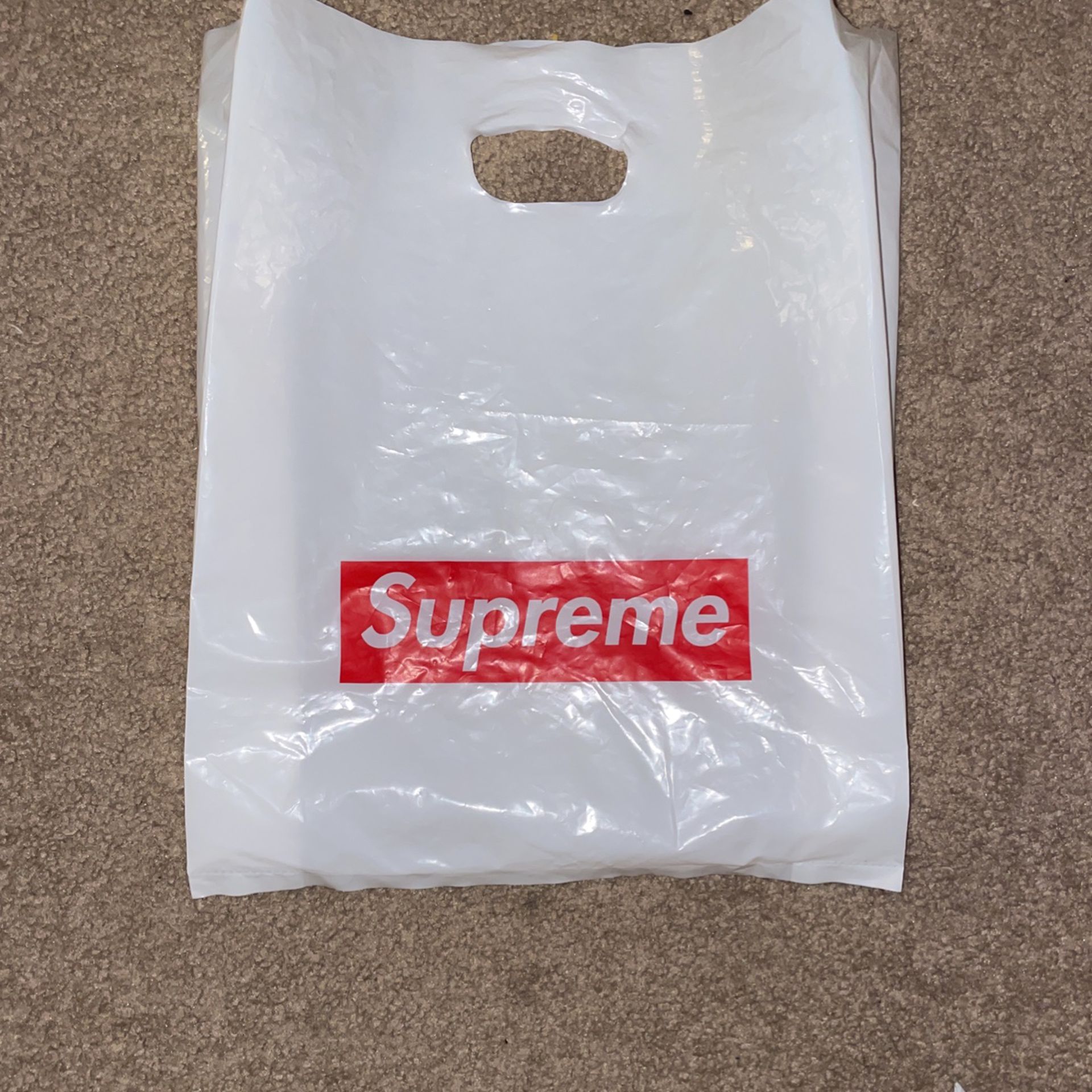 White Plastic Supreme Bag