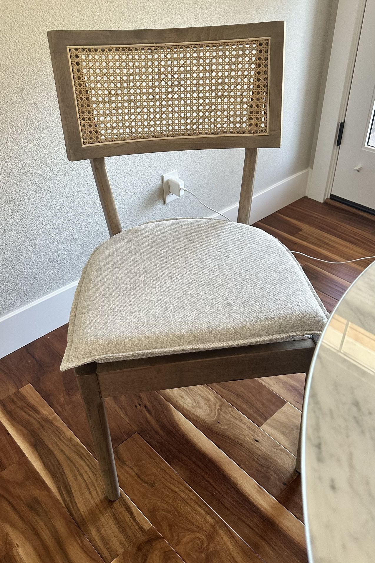 Rattan Dining Chairs, 2