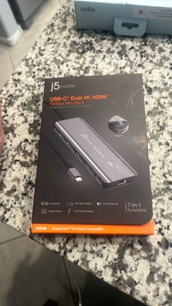 J5 Create USB-C dual 4K HDMI Mini Docking Station