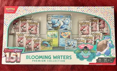 151 Blooming Waters Pokemon Box Brand New Listed on Sept. 10