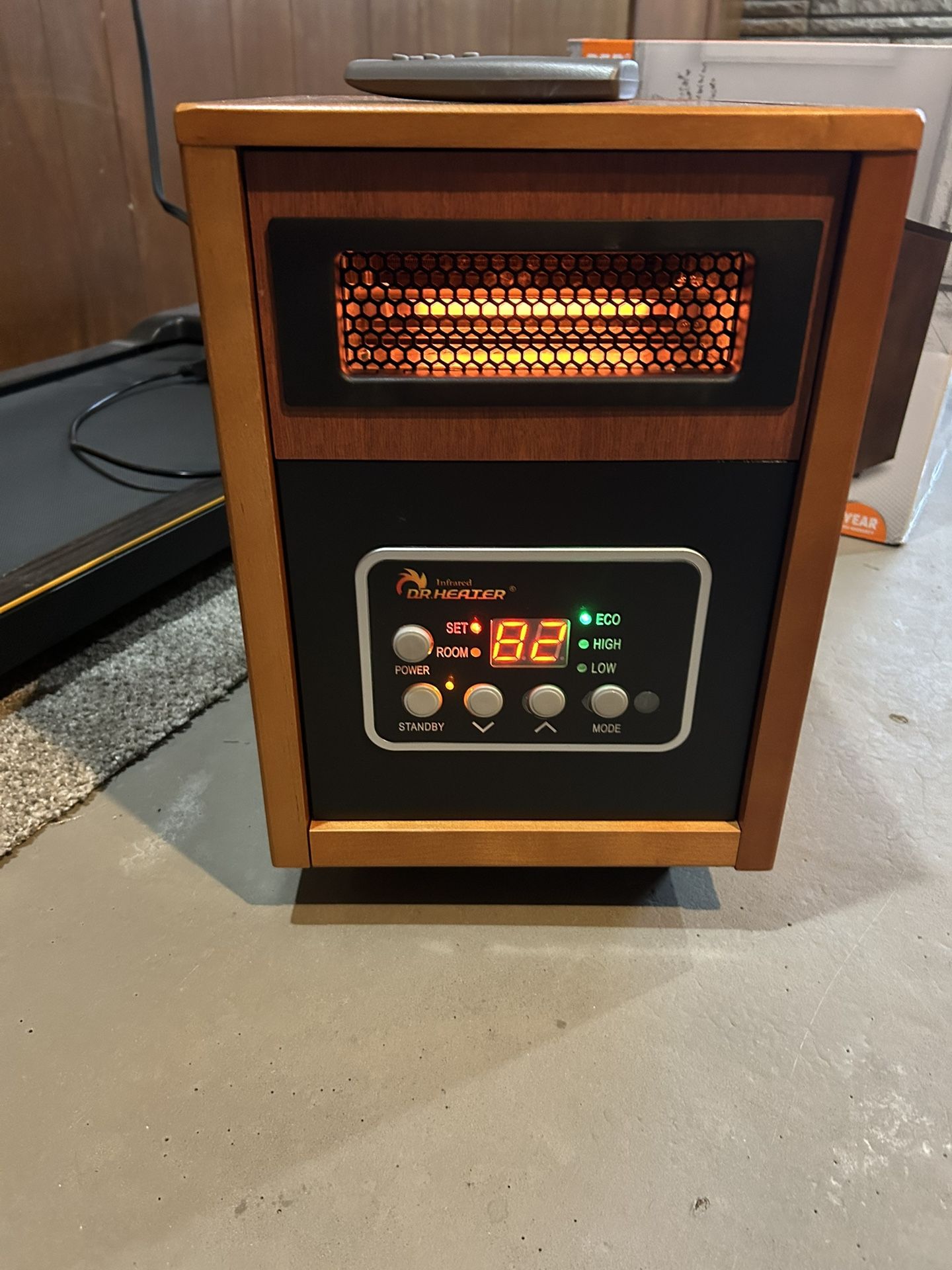 Dr Infared Heater With Remote