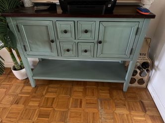 Blue Cabinet / Sideboard for Sale  ✨ Beautiful Blue Accent Cabinet / Sideboard ✨
